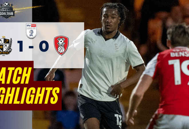 ไฮไลท์บอลวันนี้ ลีก วัน อังกฤษ พอร์ท เวล พบ ร็อตเธอร์แฮม ยูไนเต็ด 7/4/69