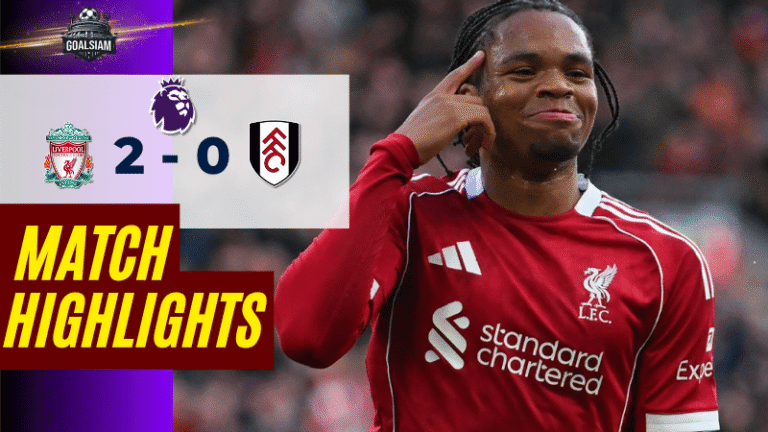 ไฮไลท์บอลวันนี้ พรีเมียร์ลีก อังกฤษ ลิเวอร์พูล พบ ฟูแล่ม 11/4/69