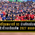 ทีมชาติไทยผงาด 93 โลก! ช้างศึกขยับแรงหลังซิวตั๋วเอเชียนคัพ 2027 แบบสะใจ