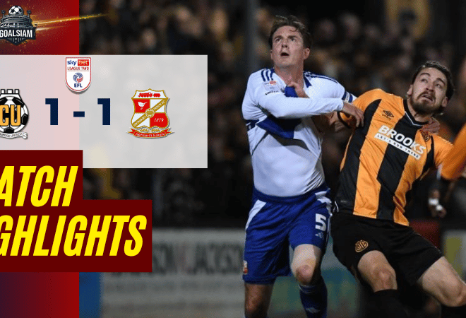 ไฮไลท์บอลวันนี้ ลีก ทู อังกฤษ ถ่ายทอดสด เคมบริดจ์ ยูไนเต็ด พบ สวินดอน ทาวน์ 2/4/69