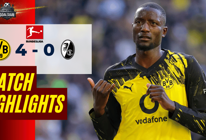 ไฮไลท์บอลวันนี้ บุนเดสลีกา โบรุสเซีย ดอร์ทมุนด์ พบ ไฟร์บวร์ก 26/4/69