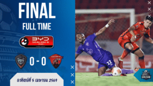 ผลบอลสด ไทยลีกเดือดแต่ไร้คม! นครราชสีมาเปิดบ้านเจ๊าอุทัยธานี 0-0 เกมนี้นายด่านเด่นกว่ากองหน้า