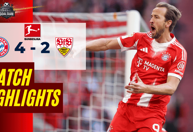 ไฮไลท์บอลวันนี้ บุนเดสลีกา บาเยิร์น มิวนิค พบ สตุ๊ตการ์ท 19/4/69