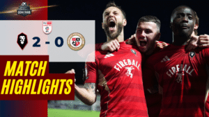 ไฮไลท์บอลวันนี้ ลีก ทู อังกฤษ ซัลฟอร์ด ซิตี้ พบ บรอมลีย์ 23/4/69