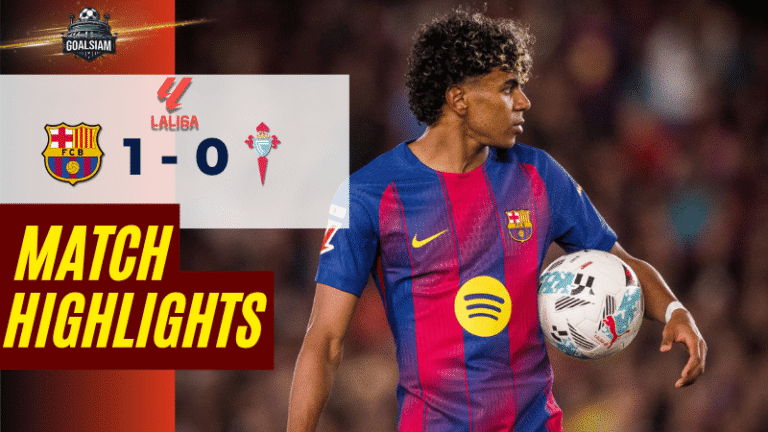 ไฮไลท์บอลวันนี้ ลาลีกา สเปน บาร์เซโลน่า พบ เซลต้า บีโก้ 22/4/69