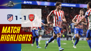 ไฮไลท์บอลวันนี้ ยูฟ่า แชมเปี้ยนส์ ลีก แอตเลติโก้ มาดริด พบ อาร์เซนอล 29/4/69