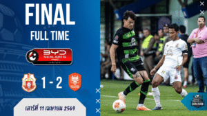 ผลบอลสด ไทยลีก ราชบุรีบุกเชือด 2-1 เกมนี้มีทั้งดราม่า ทั้งจุดโทษ และความเจ็บใจที่แฟนเจ้าบ้านคงนอนไม่ค่อยหลับ