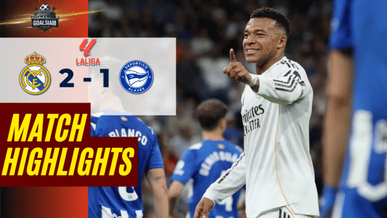 ไฮไลท์บอลวันนี้ ลาลีกา สเปน เรอัล มาดริด พบ อลาเบส 21/4/69