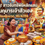 GOALSIAM เปิดพิกัด เลขเด็ด สาวดวงเฮงแก้บนกุมารเจ้าสัวเฮง หลังรับทรัพย์หลักแสน จับปิงปองลุ้นงวด 16/4/69