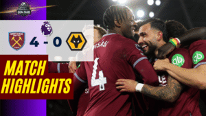 ไฮไลท์บอลวันนี้ พรีเมียร์ลีก อังกฤษ เวสต์แฮม พบ วูล์ฟแฮมป์ตัน 10/4/69