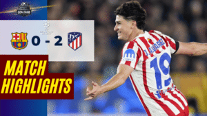 ไฮไลท์บอลวันนี้ ยูฟ่า แชมเปี้ยนส์ ลีก บาร์เซโลน่า พบ แอตเลติโก้ มาดริด 8/4/69