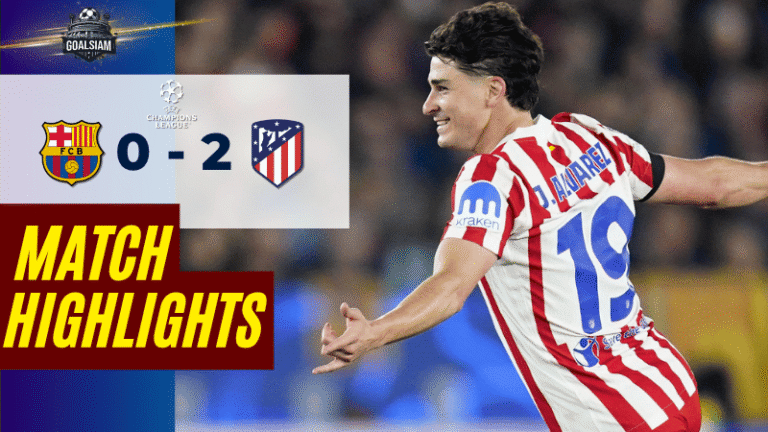 ไฮไลท์บอลวันนี้ ยูฟ่า แชมเปี้ยนส์ ลีก บาร์เซโลน่า พบ แอตเลติโก้ มาดริด 8/4/69