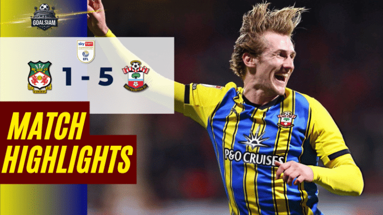 ไฮไลท์บอลวันนี้ แชมเปี้ยนชิพ อังกฤษ เร็กซ์แฮม พบ เซาธ์แฮมป์ตัน 7/4/69