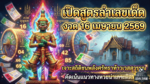 GOALSIAM เปิดสูตรล่าเลขเด็ดงวด 16 เมษายน 2569 เจาะสถิติชนพลังศรัทธาท้าวเวสสุวรรณ คัดเน้นแนวทางหวยน่าเกาะติดทุกชุด
