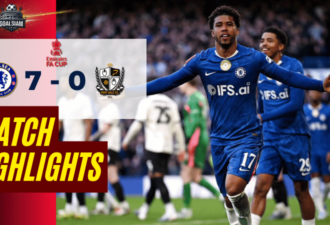 ไฮไลท์บอลวันนี้ เอฟเอ คัพ อังกฤษ เชลซี พบ พอร์ท เวล 4/4/69