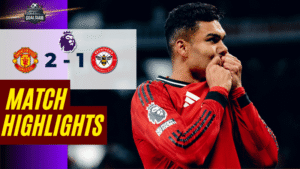 ไฮไลท์บอลวันนี้ พรีเมียร์ลีก อังกฤษ แมนยูไนเต็ด พบ เบรนท์ฟอร์ด 27/4/69