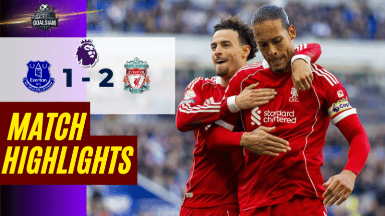 ไฮไลท์บอลวันนี้ พรีเมียร์ลีก อังกฤษ เอฟเวอร์ตัน พบ ลิเวอร์พูล 19/4/69