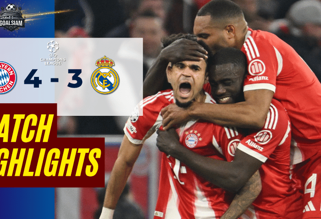 ไฮไลท์บอลวันนี้ ยูฟ่า แชมเปี้ยนส์ ลีก บาเยิร์น มิวนิค พบ เรอัล มาดริด 15/4/69