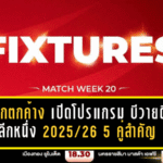 ศึกตกค้างเดือดรับสงกรานต์! เปิดโปรแกรม บีวายดี ซีไลออน ซิกส์ ลีกหนึ่ง 2025/26 5 คู่สำคัญ ใครพลาดมีสะเทือนทั้งตาราง