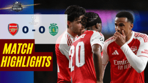 ไฮไลท์บอลวันนี้ ยูฟ่า แชมเปี้ยนส์ ลีก อาร์เซนอล พบ สปอร์ติ้ง ลิสบอน 15/4/69