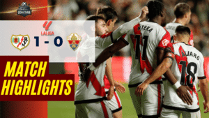 ไฮไลท์บอลวันนี้ ลาลีกา สเปน ราโย บาเยกาโน่ พบ เอลเช่ 3/4/69