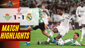 ไฮไลท์บอลวันนี้ ลาลีกา สเปน เรอัล เบติส พบ เรอัล มาดริด 24/4/69
