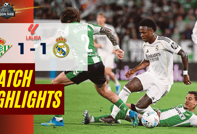 ไฮไลท์บอลวันนี้ ลาลีกา สเปน เรอัล เบติส พบ เรอัล มาดริด 24/4/69