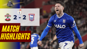 ไฮไลท์บอลวันนี้ แชมเปี้ยนชิพ อังกฤษ เซาธ์แฮมป์ตัน พบ อิปสวิช ทาวน์ 28/4/69