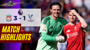 ไฮไลท์บอลวันนี้ พรีเมียร์ลีก อังกฤษ ลิเวอร์พูล พบ คริสตัล พาเลซ 25/4/69