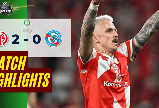 ไฮไลท์บอลวันนี้ ยูโรปา คอนเฟอเรนซ์ ลีก ถ่ายทอดสด ไมนซ์ พบ สตราส์บูร์ก 9/4/69