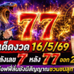 เลขเด็ด GOALSIAM งวด 16/5/69 จับตาพลังเลข 7 หลัง 77 ออก 2 งวดติด ท๊อฟฟี่ลั่นยังมีสัญญาณชวนขนลุก
