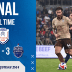 ผลบอลสดชิงแชมป์สโมสรอาเซียนเดือด! บุรีรัมย์บุกเชือด JDT 3-1 บ้านผลบอลเกมนี้เห็นชัด ใครนิ่งกว่าก็ยิ้มกว่า
