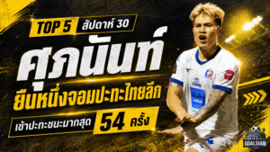 ศุภนันท์ยืนหนึ่งเกมรับไทยลีก! แบ็กขวาการท่าเรือเข้าปะทะชนะมากสุดซีซั่นนี้