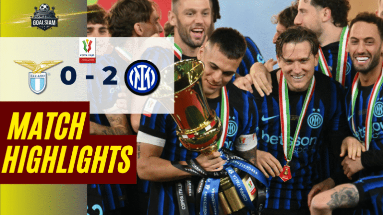 ไฮไลท์บอลวันนี้ โคปปา อิตาเลีย ระหว่าง ลาซิโอ พบ อินเตอร์ มิลาน วันนี้ 13/5/69