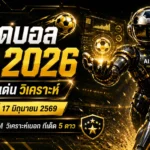 ทีเด็ดบอล AI 2026 วันพุธที่ 17 มิถุนายน 2569 เปิดโพยวิเคราะห์นิ่งๆจาก AIxGOALSIAM คู่ไหนน่าตาม คู่ไหนต้องอ่านก่อนบอลเตะ