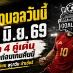 ทีเด็ดบอลวันนี้ 15 มิถุนายน 2569 อ่านก่อนเกม 4 คู่เด่น คืนนี้อย่าเพิ่งเลือกข้างถ้ายังไม่เห็นทรรศนะ GOALSIAM