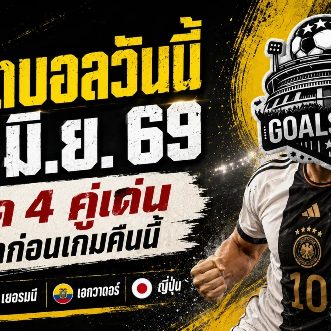 ทีเด็ดบอลวันนี้ 20 มิถุนายน 2569 เปิด 4 คู่คัดเน้น คืนนี้ใครไม่เช็กก่อนถือว่าพลาด