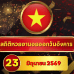 สถิติหวยฮานอยวันนี้ 23 มิถุนายน 2569 เช็กเลขเด่นก่อนลุ้น ครบ 4 รอบกับ GOALSIAM