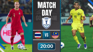 ดูบอลออนไลน์ ฟุตบอลชิงแชมป์แห่งชาติอาเซียน 2026 ถ่ายทอดสด ทีมชาติไทย พบกับ ทีมชาติมาเลเซีย 1/8/69