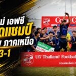 เชียงใหม่ เอฟซี ผงาดแชมป์โค้ก คัพ ภาคเหนือ อัดแม่โจ้ 3-1 ตีตั๋วล่าบัลลังก์ประเทศไทย