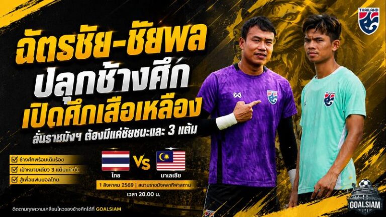 ฉัตรชัย-ชัยพล ปลุกช้างศึกเปิดศึกเสือเหลือง ลั่นราชมังฯ ต้องมีแค่ชัยชนะและ 3 แต้ม