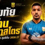 สุโขทัยเติมเขี้ยวเกมรุก คว้า รูอาน คาสโตร แข้งแซมบ้าลุยไทยลีก 2026/27
