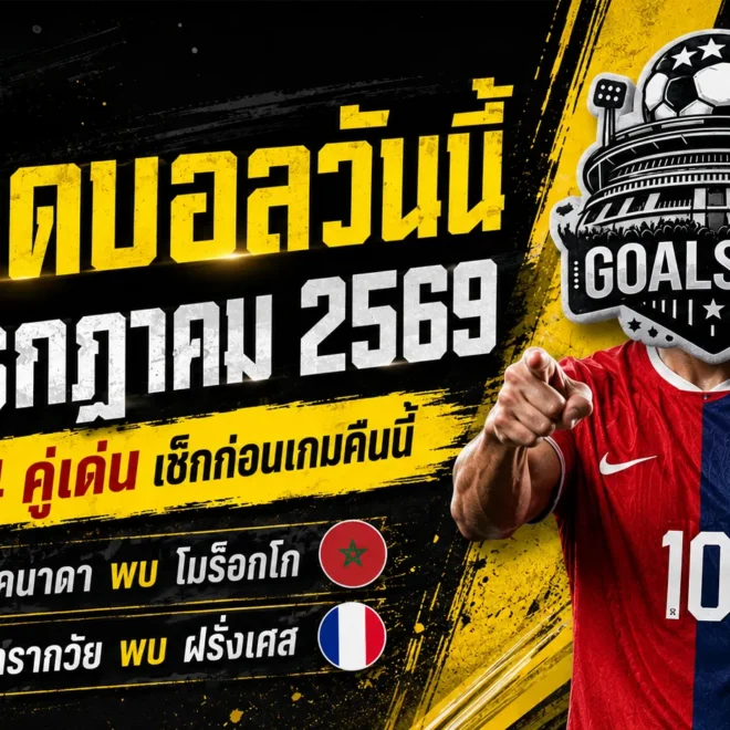 ทีเด็ดบอลวันนี้ 4 กรกฎาคม 2569 ต้องอ่านก่อนเกม GOALSIAM ชี้ 4 มุมเด็ดบอลโลก รอบ 16 ทีม