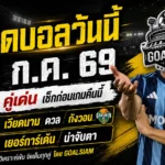 ทีเด็ดบอลวันนี้ 13 กรกฎาคม 2569 เปิด 4 คู่เด่นคืนนี้ อ่านให้ครบก่อนเลือกฝั่ง อย่าปล่อยชื่อทีมหลอกตา