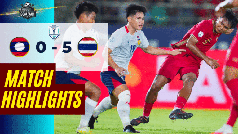 ไฮไลท์บอลวันนี้ ฟุตบอลชิงแชมป์อาเซียน ระหว่าง ทีมชาติลาว พบ ทีมชาติไทย วันนี้ 25/7/69