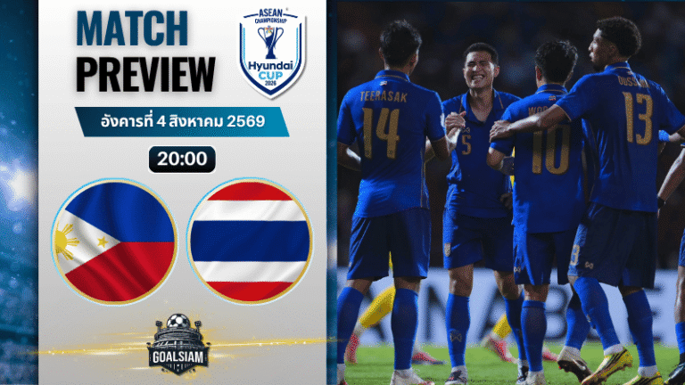 วิเคราะห์บอล ฟิลิปปินส์ พบ ไทย | ฟุตบอลชิงแชมป์อาเซียน พร้อมอัปเดตผลบอลสด