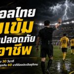 ส.บอลไทยคุมเข้มความปลอดภัยลีกอาชีพ วางกฎฟ้าแลบ 30 วินาที-สภาพอากาศวิกฤตเกิน 60 นาทีต้องประเมินยุติเกม