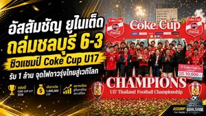 อัสสัมชัญ ยูไนเต็ด ยิงสนั่น 6-3 ดับชลบุรี ผงาดแชมป์ Coke Cup U17 รับ 1 ล้าน จุดไฟดาวรุ่งไทยสู่เวทีโลก