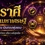 4 ราศีดวงพุ่งสุดขีด หมอเค้กเปิดดวงวันนี้ โชคทวีคูณขึ้นแท่นดวงมหาเศรษฐี รับทรัพย์แรงจนต้องจับตา