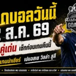 ทีเด็ดบอลวันนี้ 12 สิงหาคม 2569 GOALSIAM คัดมาให้แล้ว 4 คู่ที่มีประเด็นให้จับตาแบบไม่ต้องเอาชื่อทีมใหญ่ขึ้นหิ้งแล้วกราบก่อนแข่